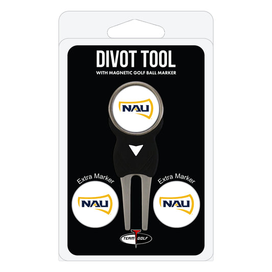 Northern Arizona Lumberjacks divot repair tool and three ball markers