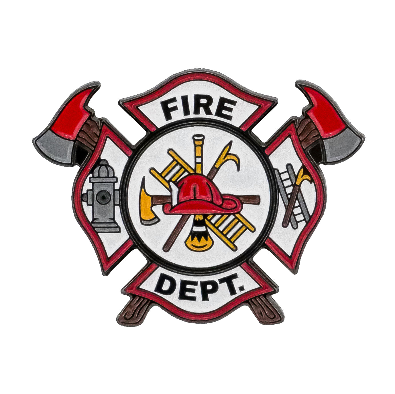 Fire Department Maltese Cross Ball Marker