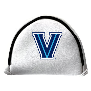 Villanova Wildcats Vintage-Putter-Headcover (Mallet) in Weiß mit Aufdruck