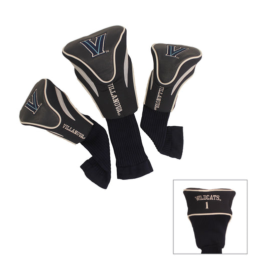Villanova Wildcats 3 Pack Contour Sock Headcovers - Club Rehab