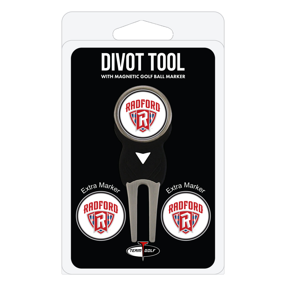 Radford Highlanders divot repair tool and three ball markers