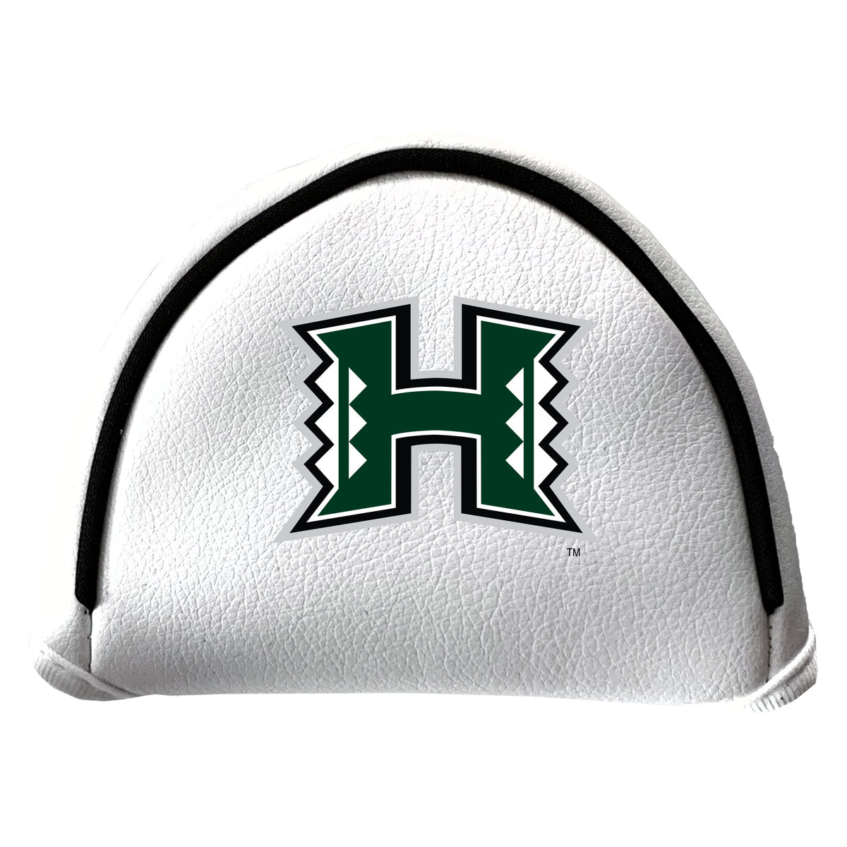Hawaii Rainbow Warriors Vintage White Printed Mallet Putter Headcover