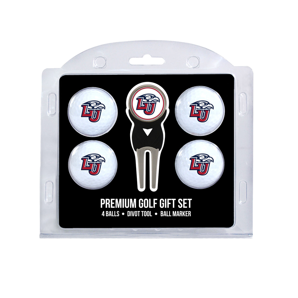 Liberty Flames 4-Ball Golf Gift Set