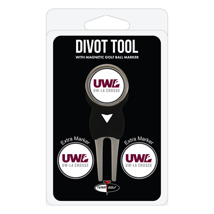 Wisconsin La Crosse Eagles divot repair tool and three ball markers