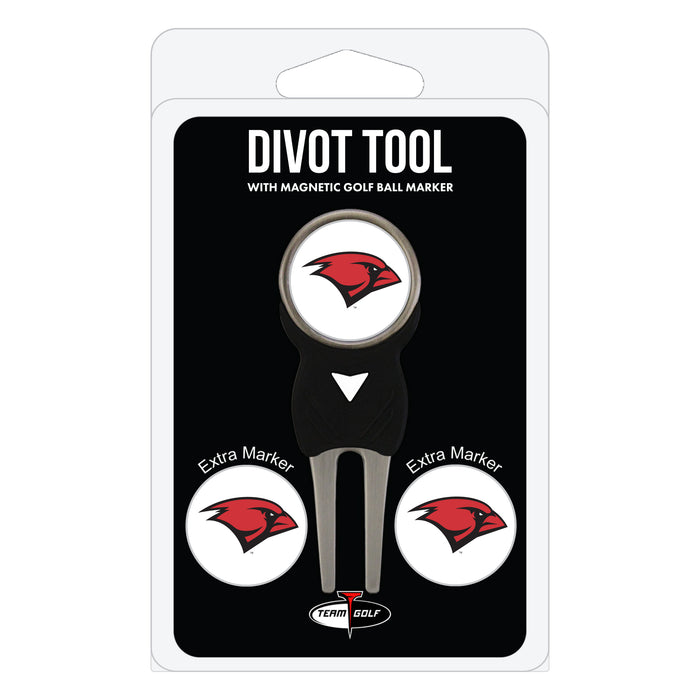 Incarnate Word Cardinals divot repair tool and three ball markers