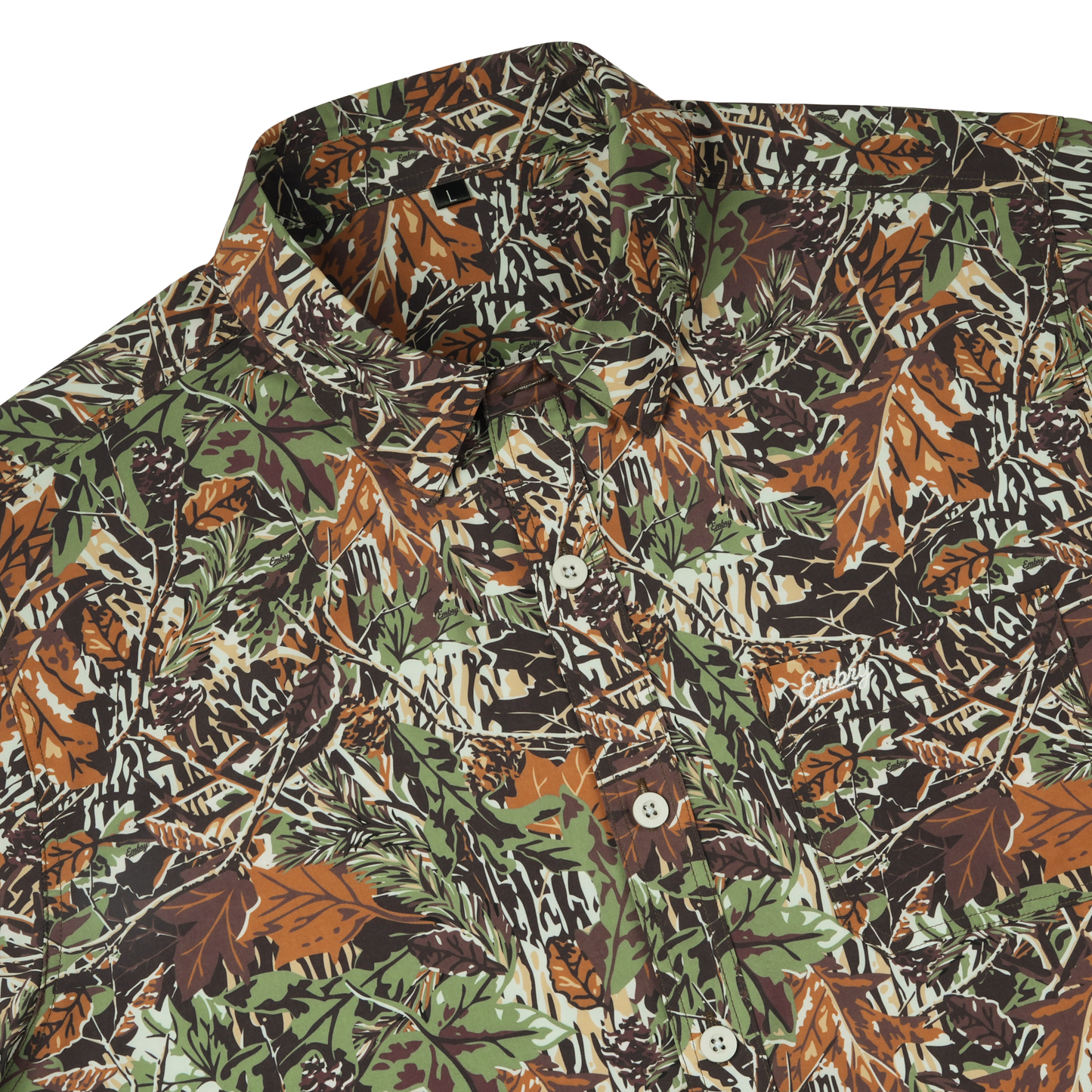 Performance Button Up - Forest