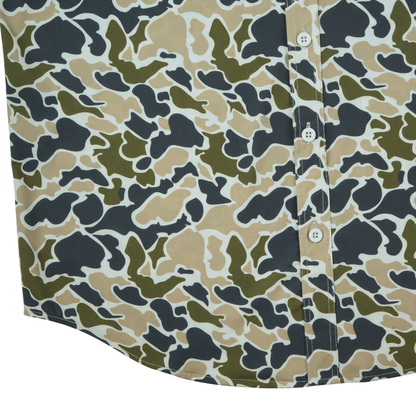 Performance Button Up - Marsh Duck