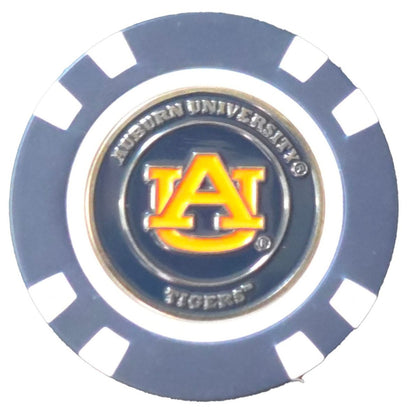 Officially Licensed Auburn Tigers Poker Chip Ball Marker