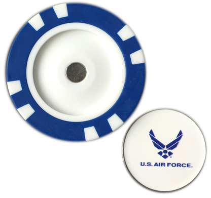 Officially Licensed U.S. Air Force Poker Chip Ball Marker