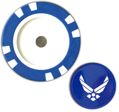 Officially Licensed U.S. Air Force Poker Chip Ball Marker