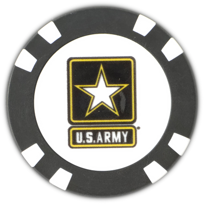 Officially Licensed U.S. Army Poker Chip Ball Marker