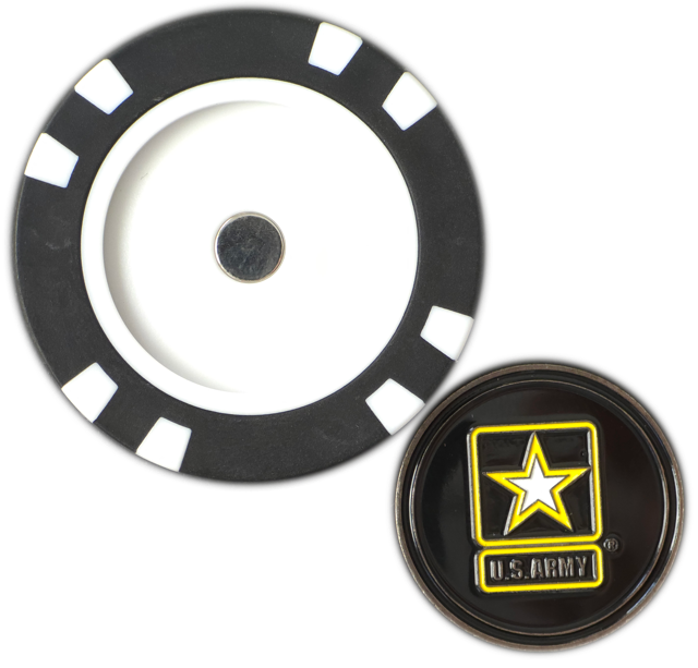 Officially Licensed U.S. Army Poker Chip Ball Marker