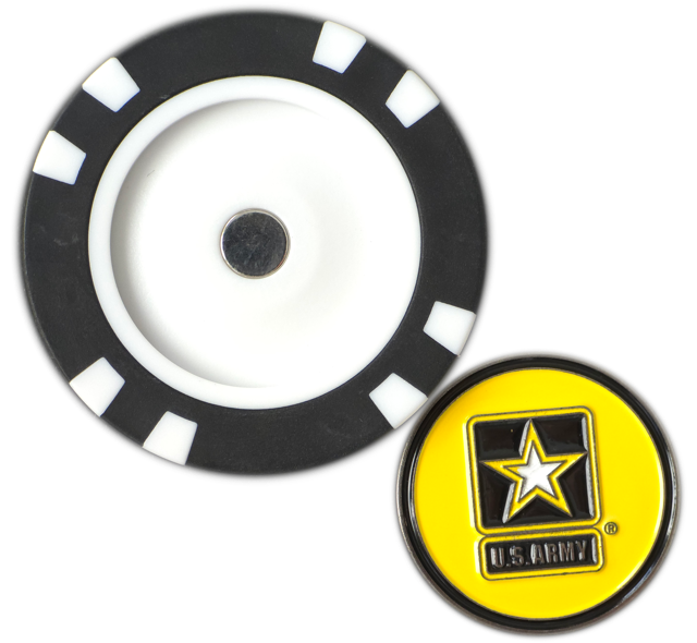 Officially Licensed U.S. Army Poker Chip Ball Marker