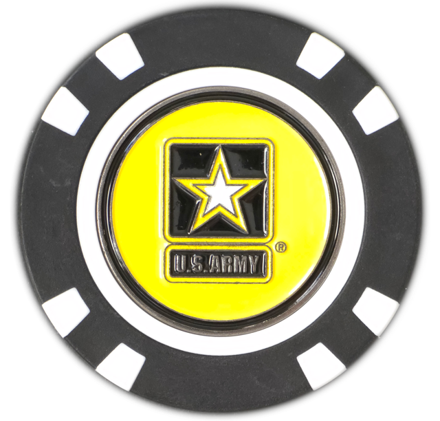 Officially Licensed U.S. Army Poker Chip Ball Marker