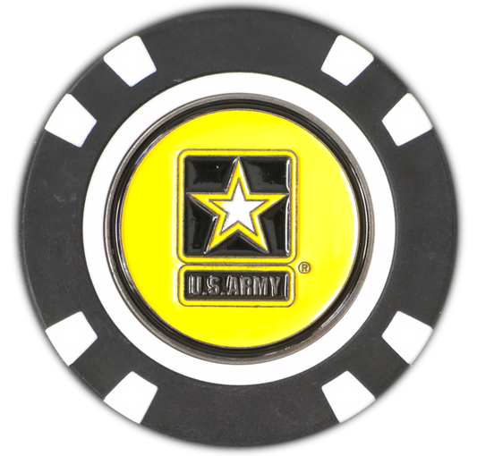 Officially Licensed U.S. Army Poker Chip Ball Marker