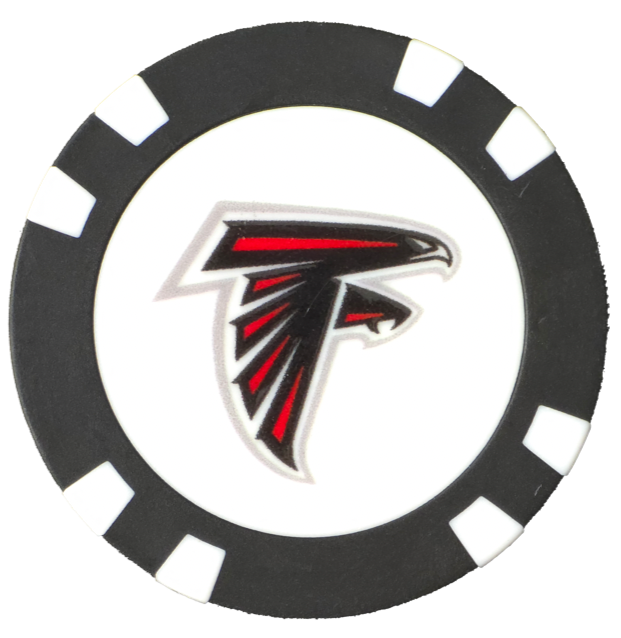 Officially Licensed Atlanta Falcons Poker Chip Ball Marker