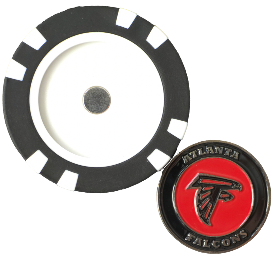 Officially Licensed Atlanta Falcons Poker Chip Ball Marker