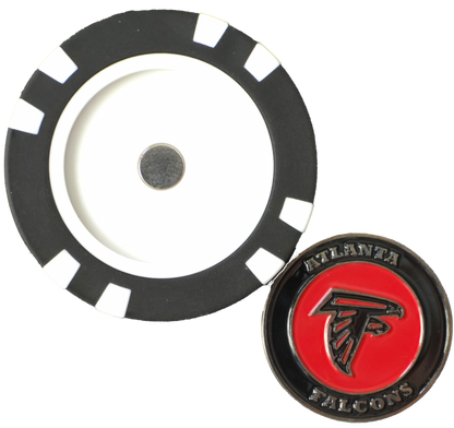 Officially Licensed Atlanta Falcons Poker Chip Ball Marker