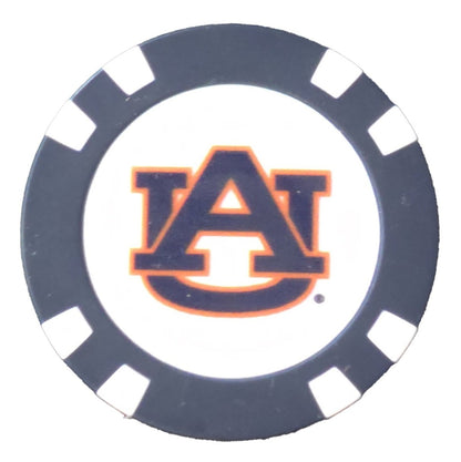 Officially Licensed Auburn Tigers Poker Chip Ball Marker