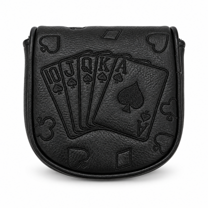 Black Royal Flush DF3 Center-Shaft Mallet Putter Cover - main view