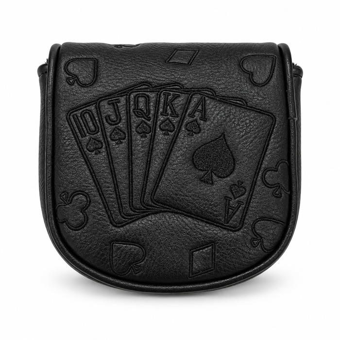 Black Royal Flush DF3 Center-Shaft Mallet Putter Cover - main view
