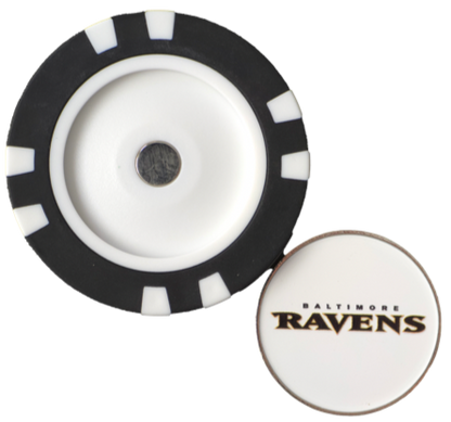 Officially Licensed Baltimore Ravens Poker Chip Ball Marker