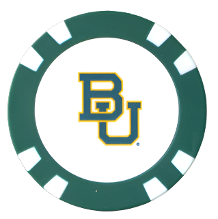 Officially Licensed Baylor Bears Poker Chip Ball Marker