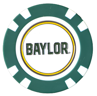 Officially Licensed Baylor Bears Poker Chip Ball Marker