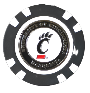 Officially Licensed Cincinnati Bearcats Poker Chip Ball Marker