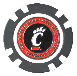 Officially Licensed Cincinnati Bearcats Poker Chip Ball Marker