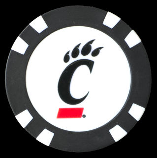 Officially Licensed Cincinnati Bearcats Poker Chip Ball Marker