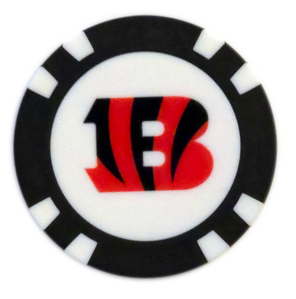 Officially Licensed Cincinnati Bengals Poker Chip Ball Marker