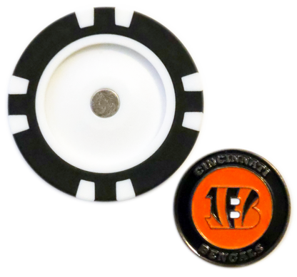 Officially Licensed Cincinnati Bengals Poker Chip Ball Marker