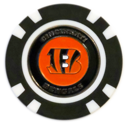 Officially Licensed Cincinnati Bengals Poker Chip Ball Marker