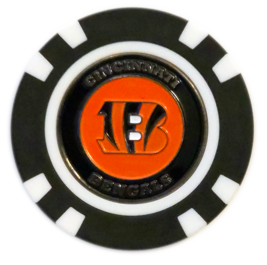 Officially Licensed Cincinnati Bengals Poker Chip Ball Marker