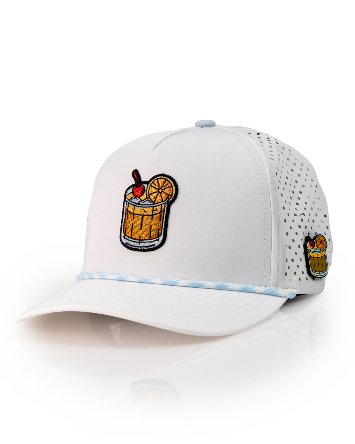 Old Fashioned White - Perforated Rope Hat