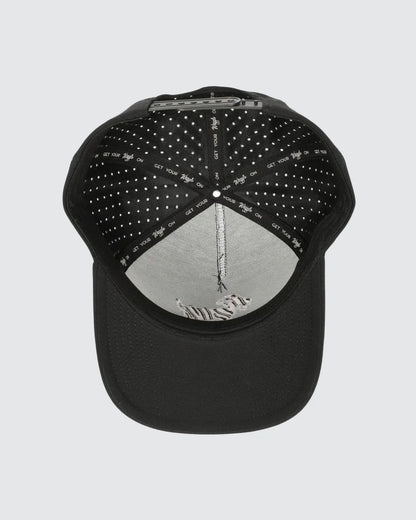 Waggle Original Snapback Hat - The GOAT (Black)