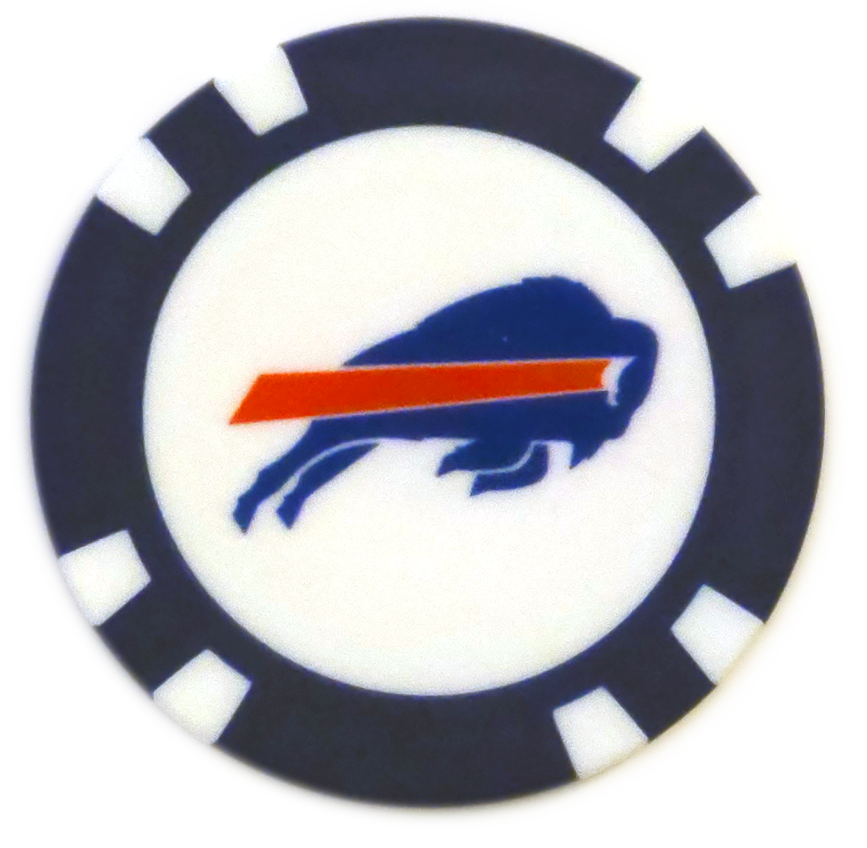 Officially Licensed Buffalo Bills Poker Chip Ball Marker