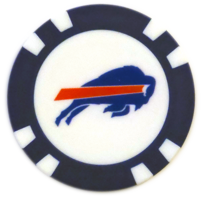 Officially Licensed Buffalo Bills Poker Chip Ball Marker