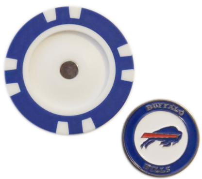 Officially Licensed Buffalo Bills Poker Chip Ball Marker