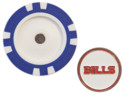 Officially Licensed Buffalo Bills Poker Chip Ball Marker