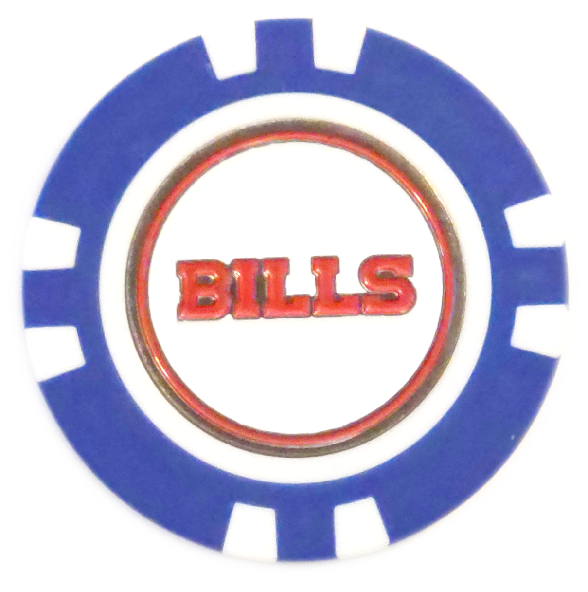 Officially Licensed Buffalo Bills Poker Chip Ball Marker