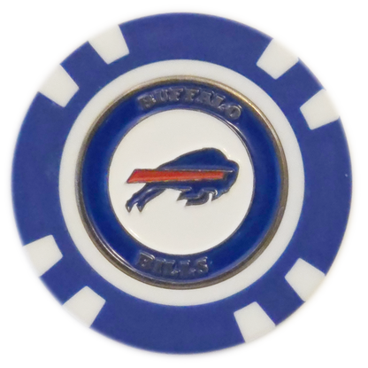 Officially Licensed Buffalo Bills Poker Chip Ball Marker