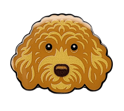 Golden Labradoodle Ball Marker & Hat Clip - product detail 3