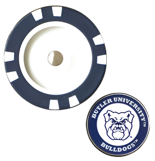 Officially Licensed Butler Bulldogs Poker Chip Ball Marker