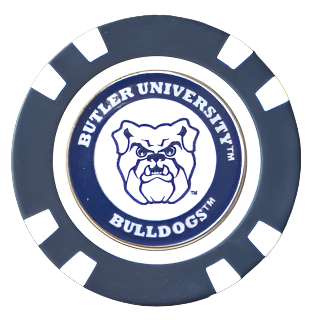 Officially Licensed Butler Bulldogs Poker Chip Ball Marker