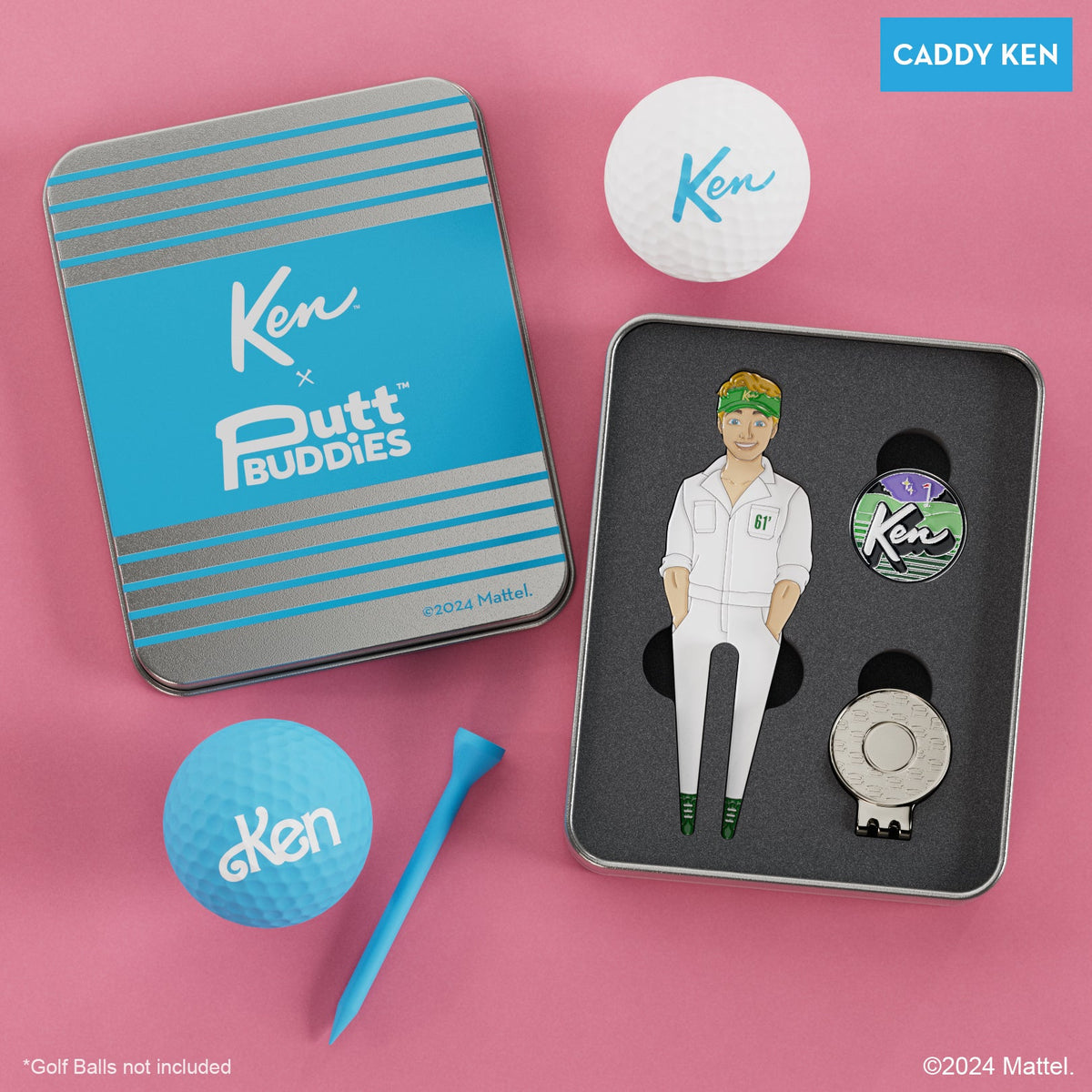 'Caddy Ken' Divot Tool and Golf Ball Marker Set