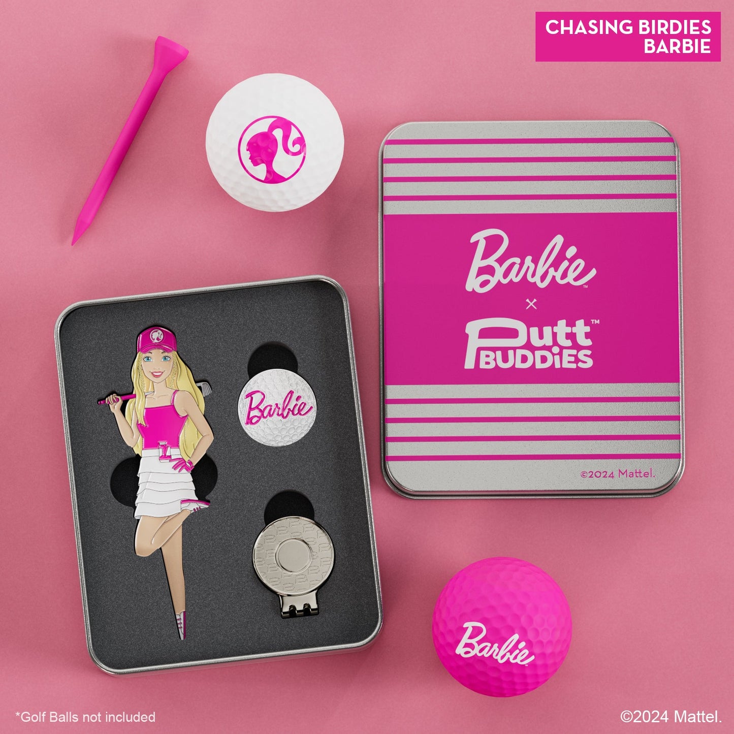 Chasing Birdies Barbie Divot Tool with Barbie Ball Marker