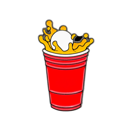 Red Cup Beer Pong Ball Marker