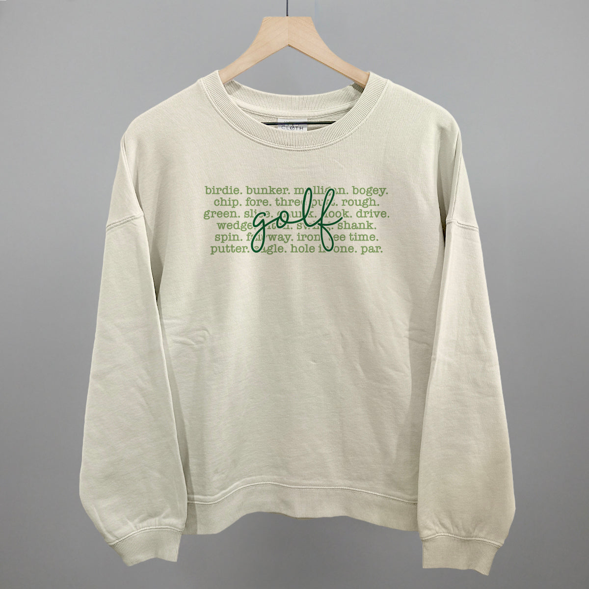Golf Terms Script Graphic Apparel - product detail 9